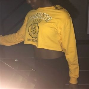 Yellow Crop Top